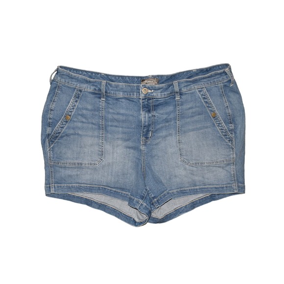 TORRID $59 Light Wash Stretch Denim Short Size 24 - Picture 1 of 3